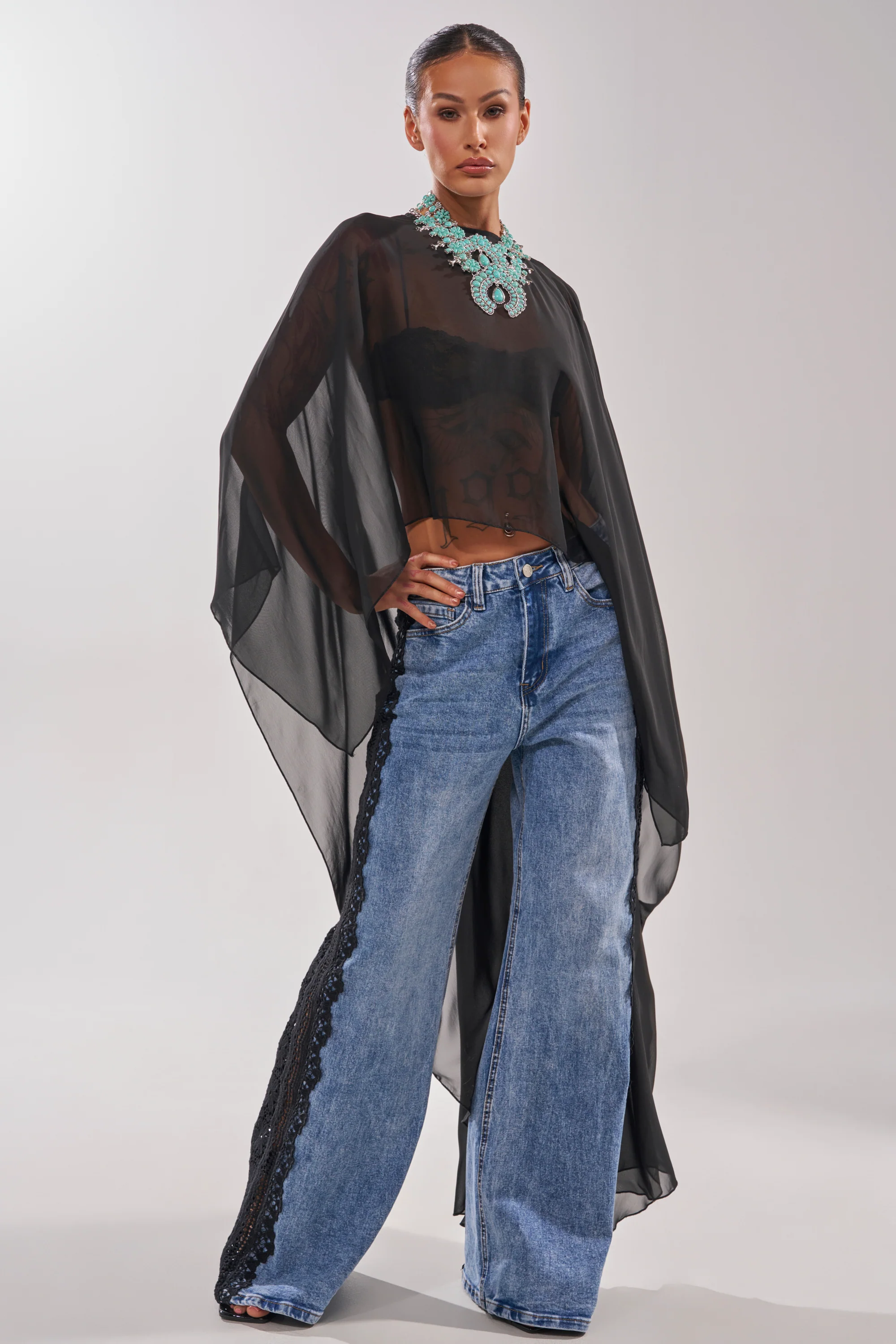 LOCKED IN LACE DENIM - Image 7