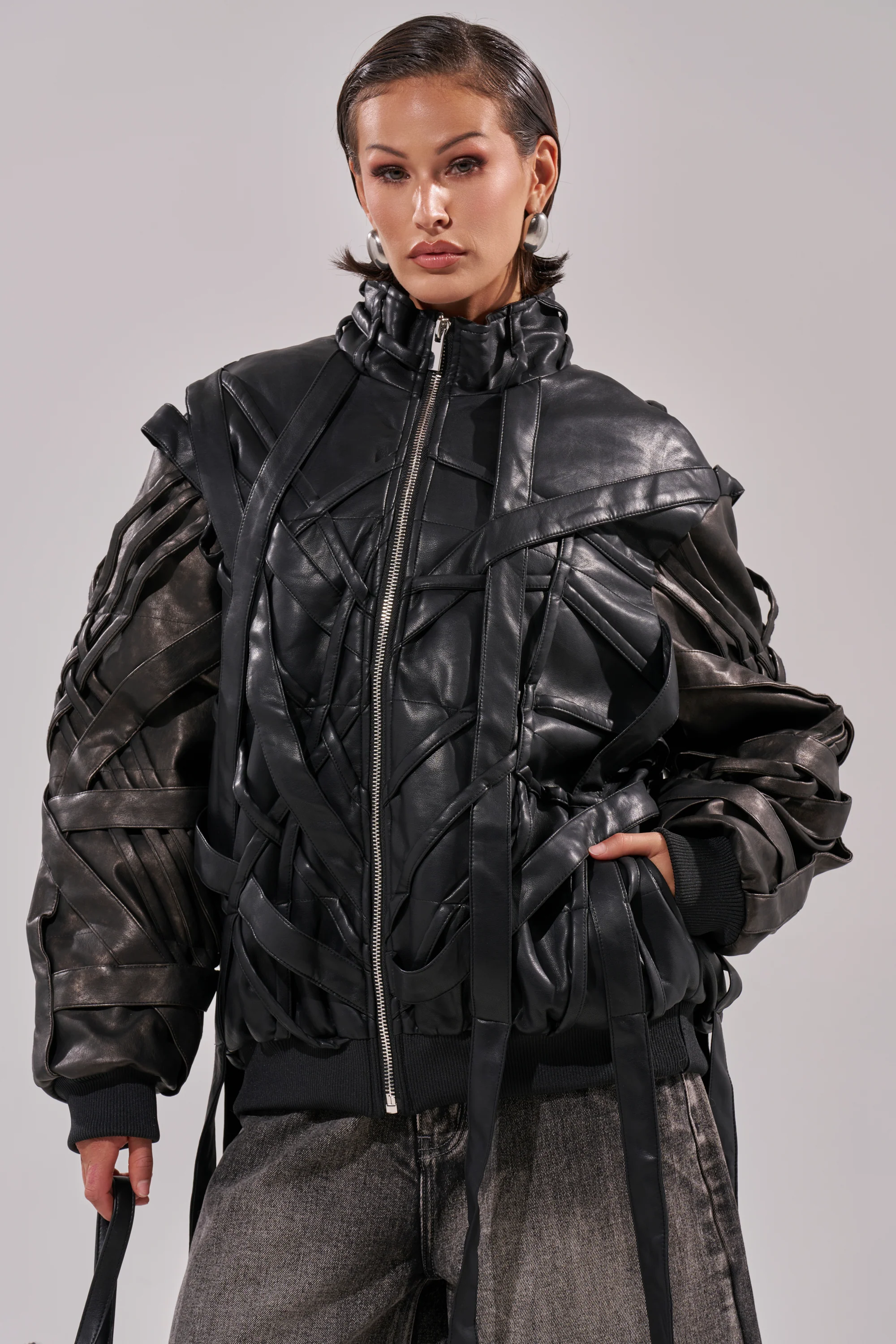LOCKED IN STRAP BOMBER