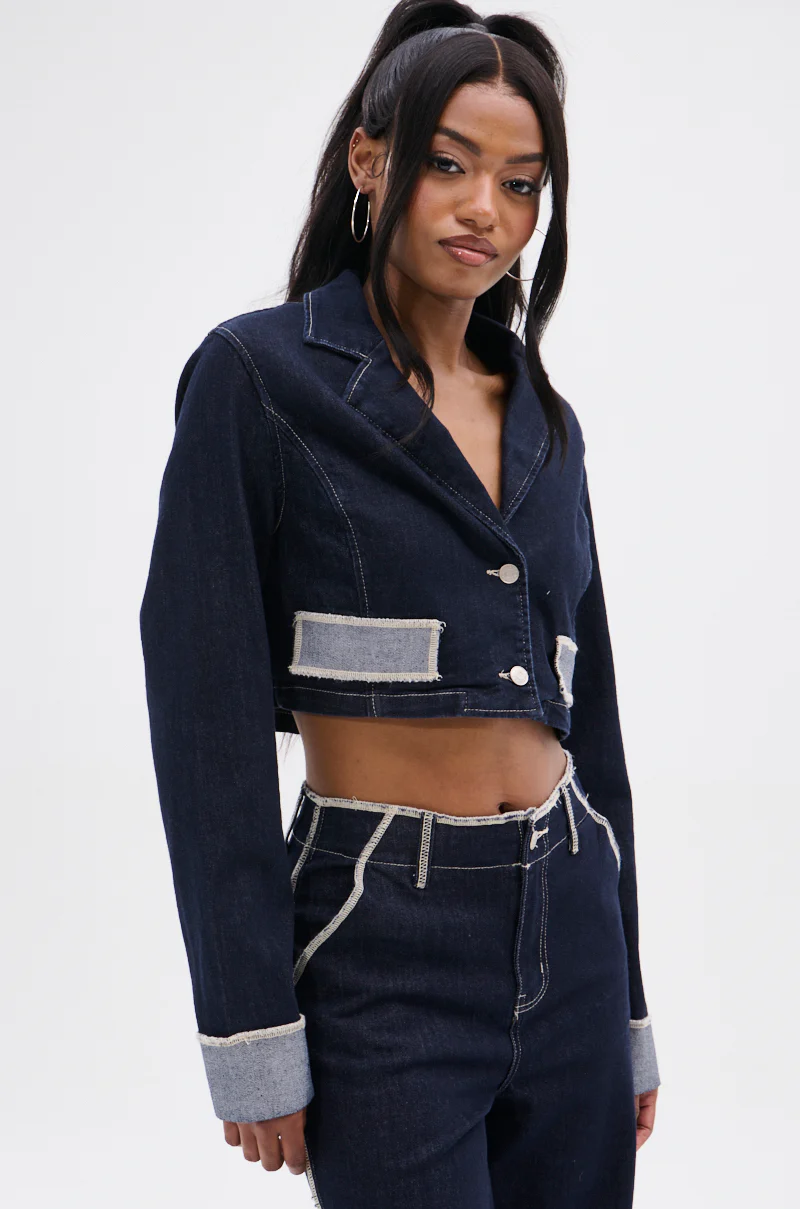 LOCKED UP DENIM BLAZER - Image 2