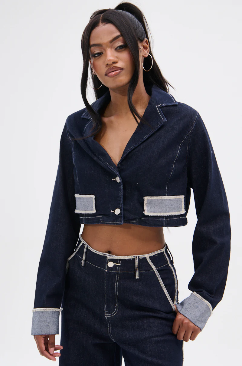 LOCKED UP DENIM BLAZER - Image 3