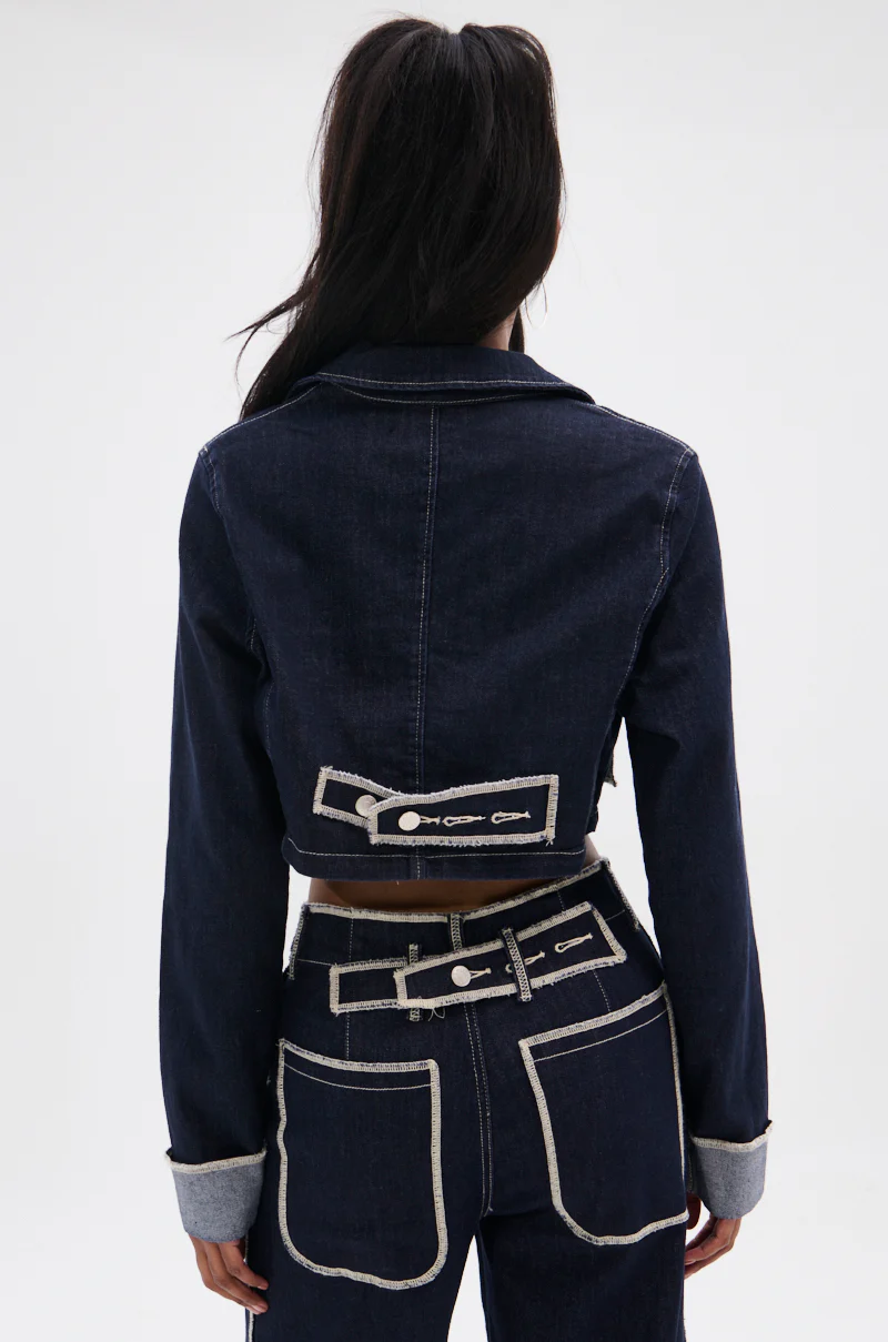 LOCKED UP DENIM BLAZER - Image 5