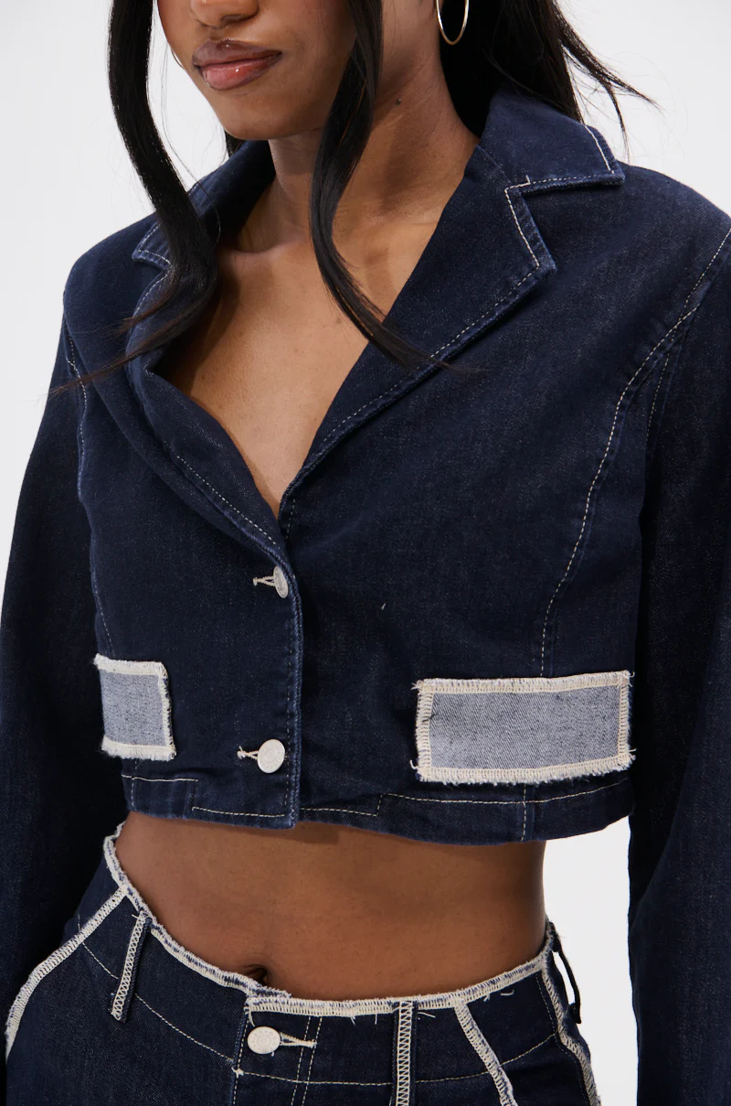 LOCKED UP DENIM BLAZER - Image 7
