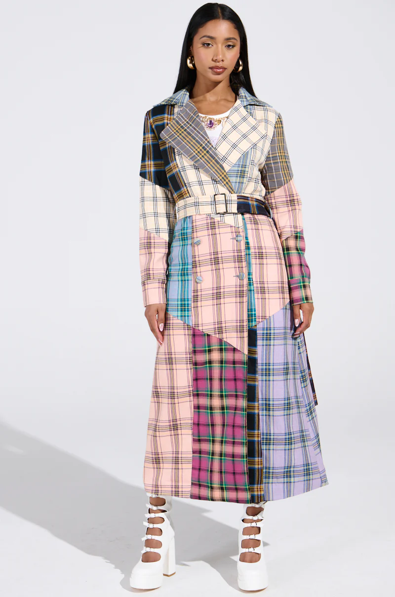 LOGAN PATCHWORK TRENCH - Image 4