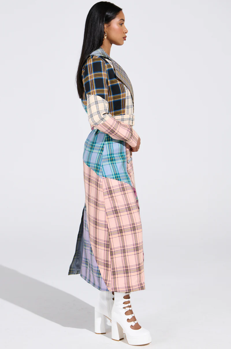 LOGAN PATCHWORK TRENCH - Image 5