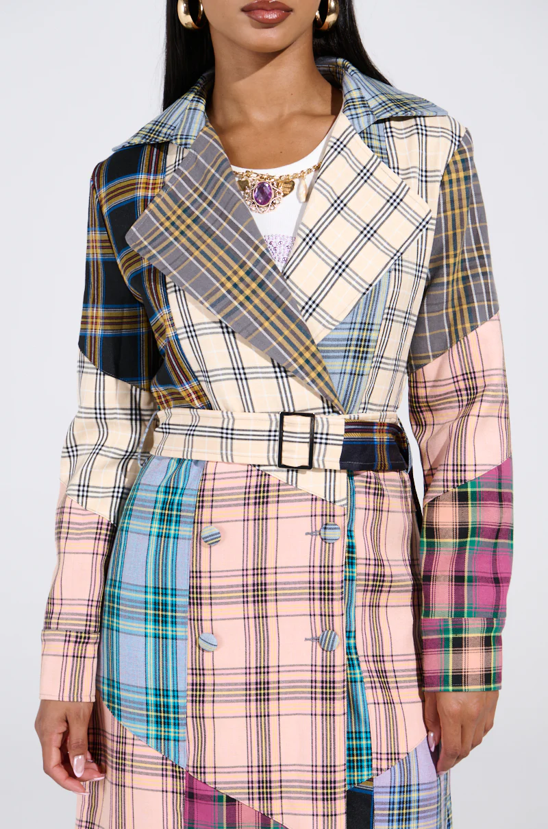 LOGAN PATCHWORK TRENCH - Image 7