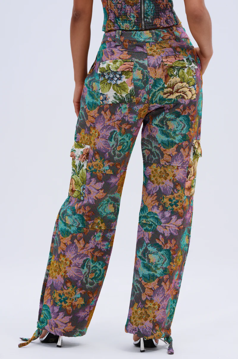LOGAN SQUARE JACQUARD CARGO PANT - Image 5