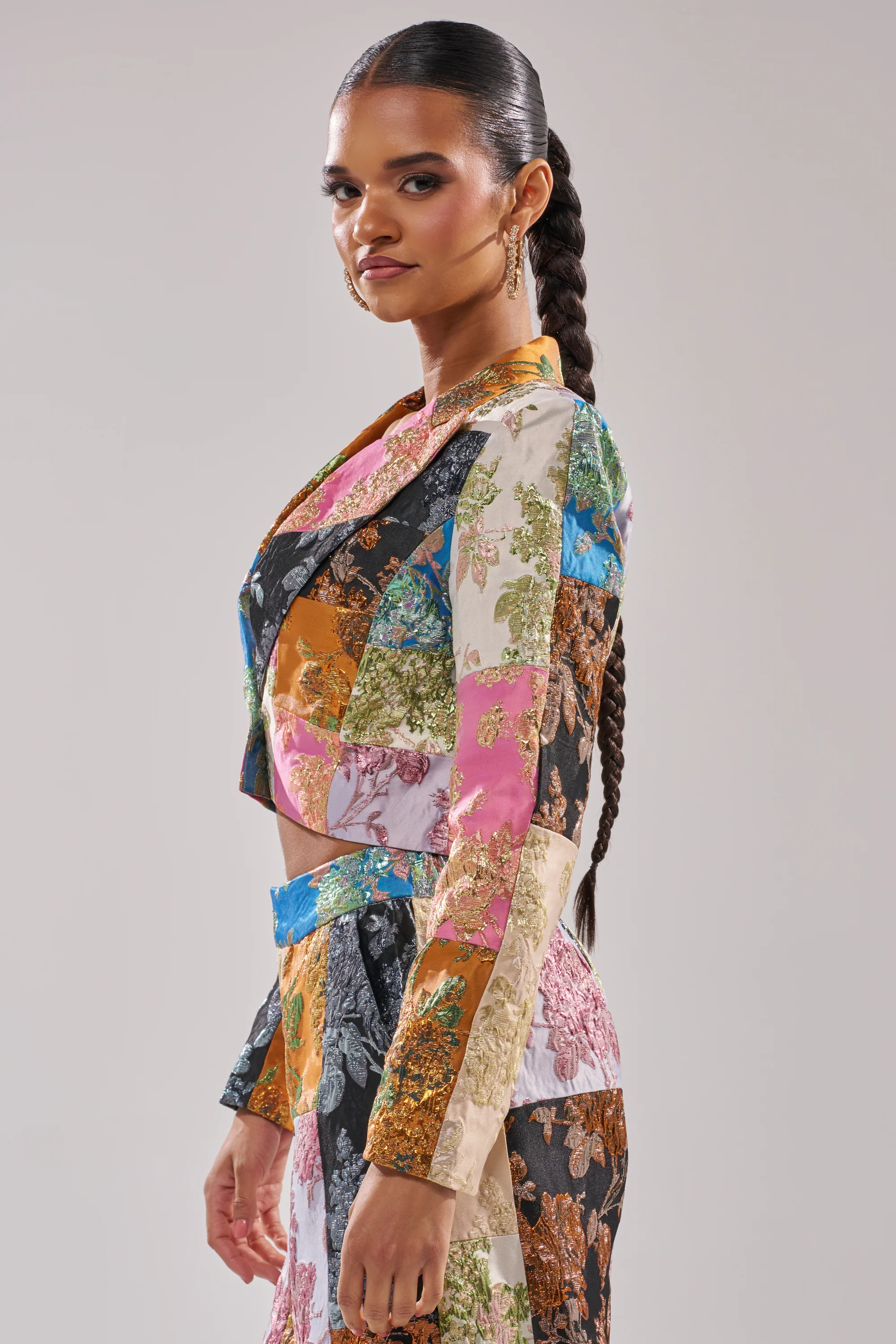 LOLITA PATCHWORK BROCADE BLAZER - Image 3