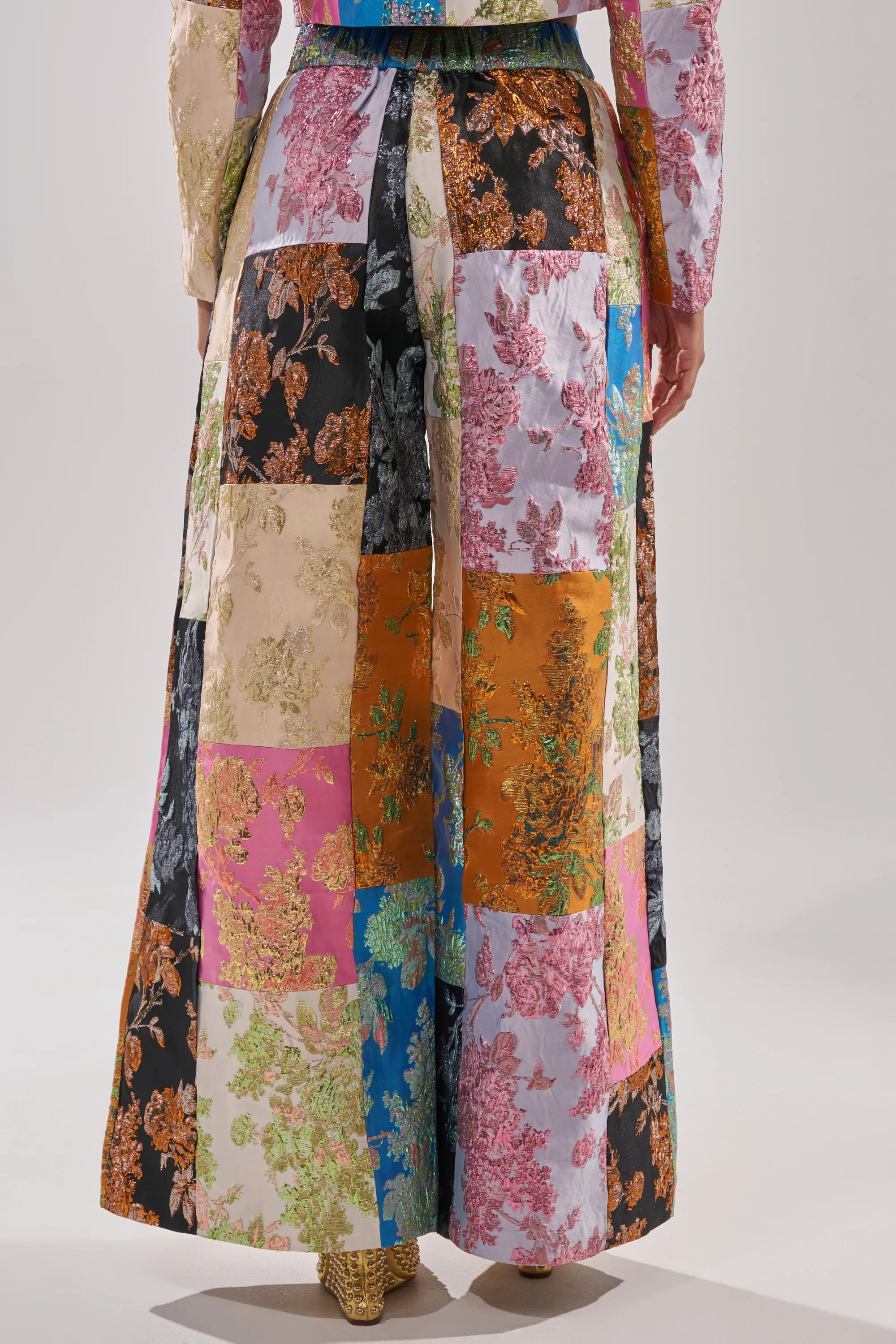 LOLITA PATCHWORK BROCADE TROUSER - Image 5