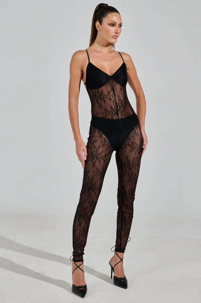 LOOK ALL YOU WANT LACE JUMPSUIT - Image 2