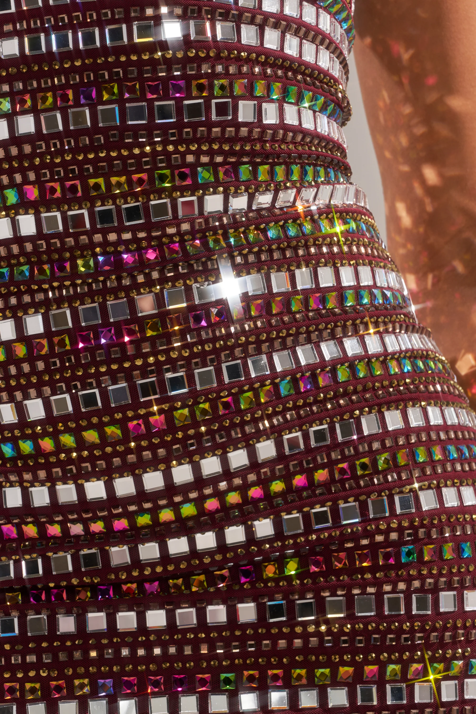 LOOK AT HER GLOW RHINESTONE MINI DRESS - Image 13