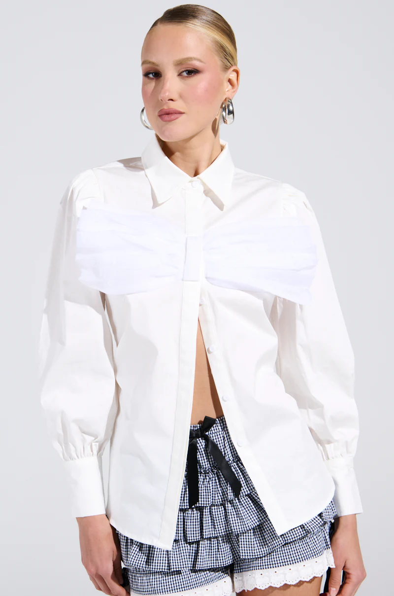 LOOK AT ME GO BUTTON DOWN TOP - Image 2
