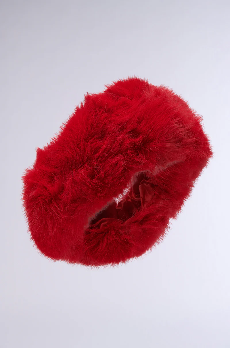 LOOK AT ME NOW FAUX FUR HEADBAND - Image 4