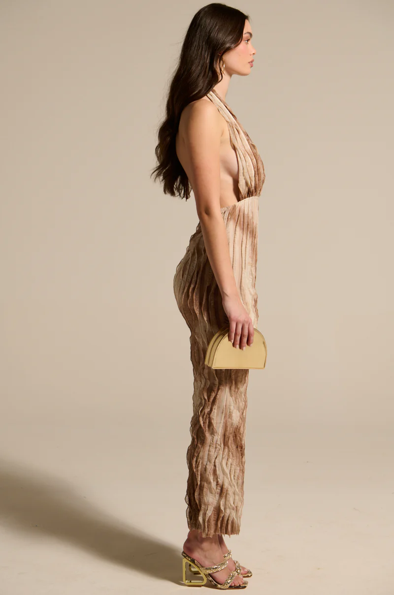 LOOK BUT DON'T TOUCH PRINTED MAXI DRESS - Image 5