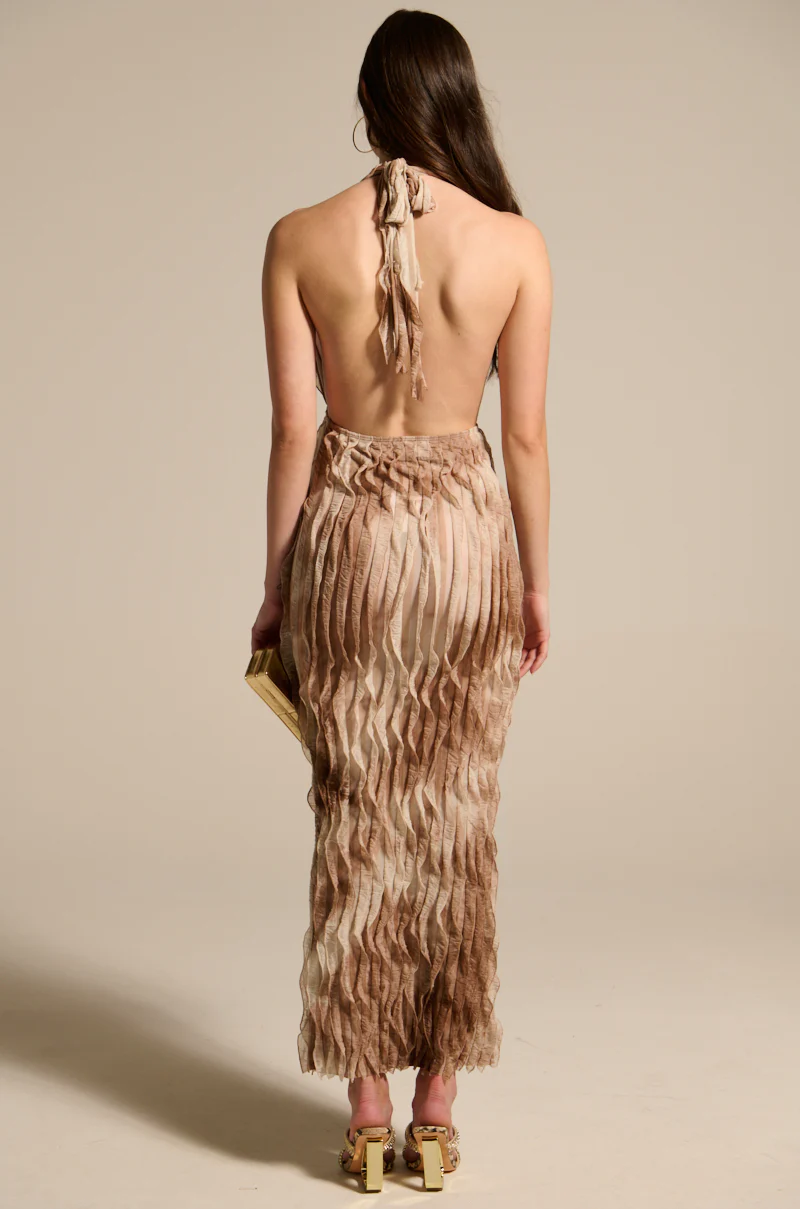 LOOK BUT DON'T TOUCH PRINTED MAXI DRESS - Image 6