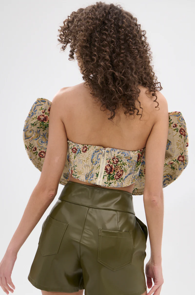 LOOK THIS WAY JACQUARD BLOUSE - Image 3