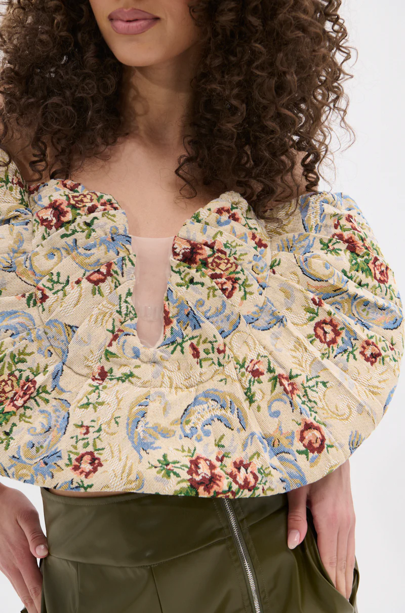 LOOK THIS WAY JACQUARD BLOUSE - Image 6