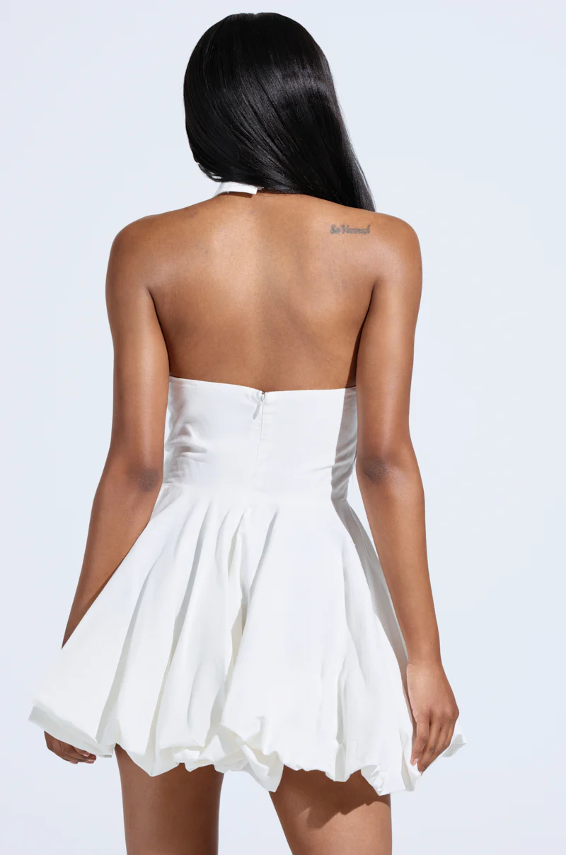LORRAINE TIE FRONT MINI DRESS - Image 4