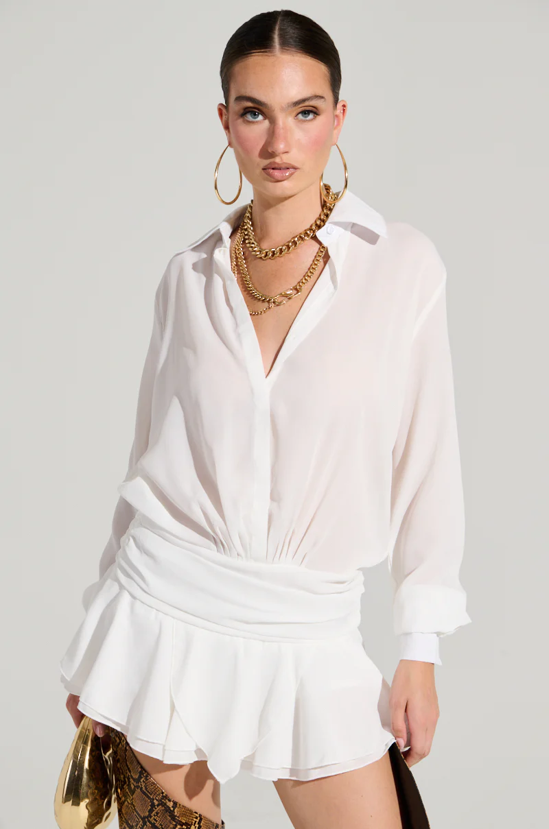 LOSE CONTROL MESH MINI DRESS - Image 2