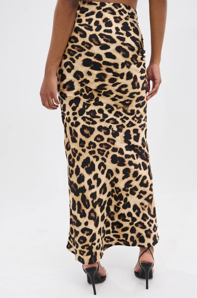 LOSING IT CHEETAH MAXI SKIRT - Image 6