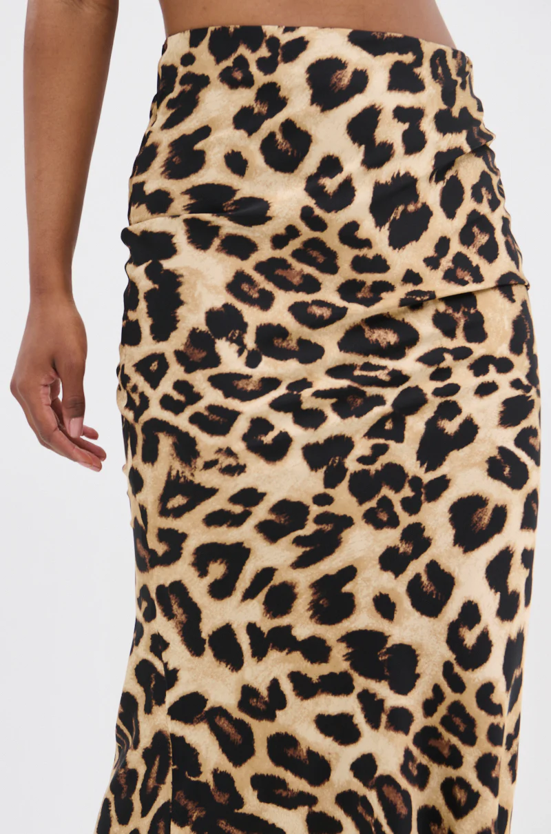 LOSING IT CHEETAH MAXI SKIRT - Image 8