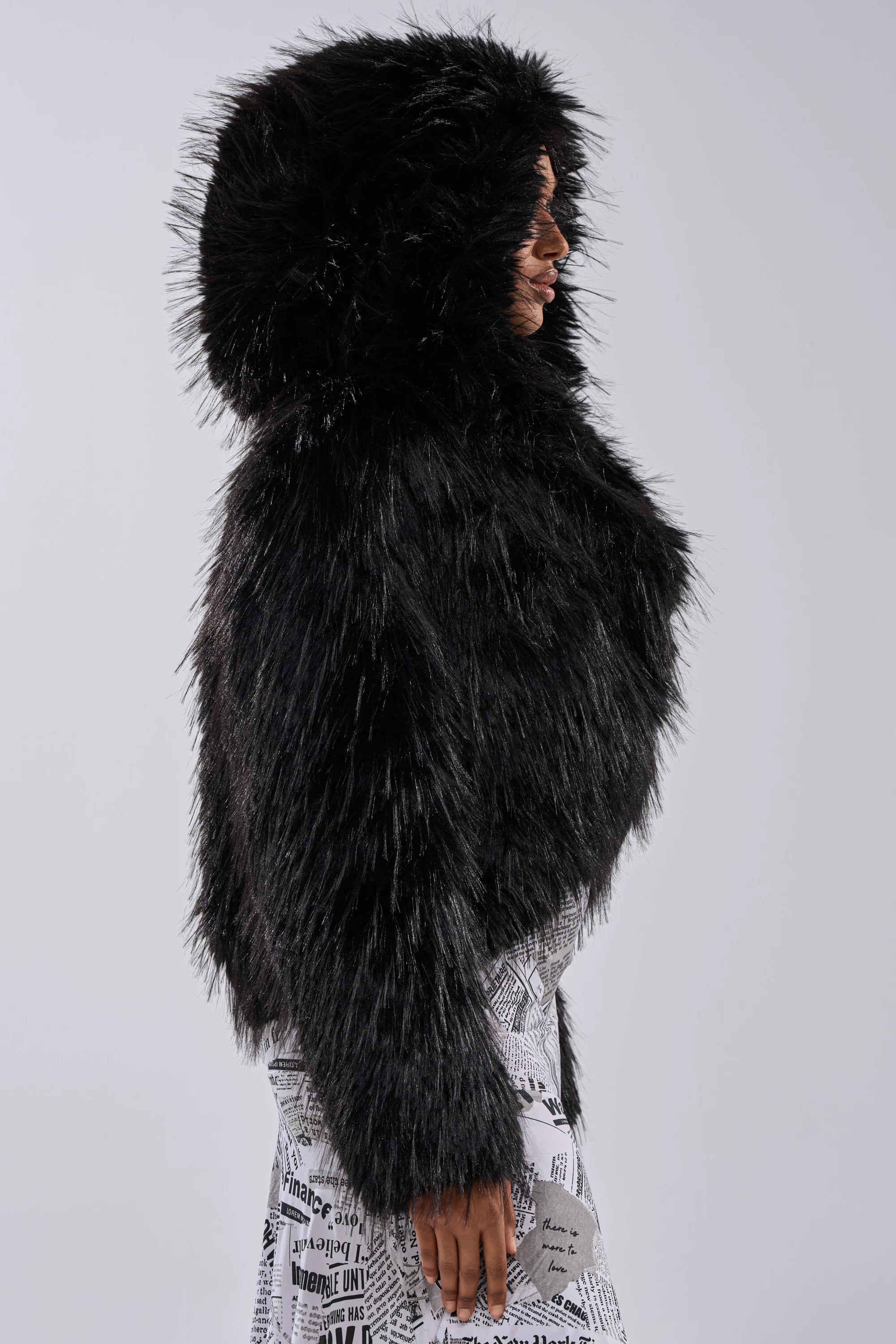 LOSING IT HOODED FAUX FUR - Image 15