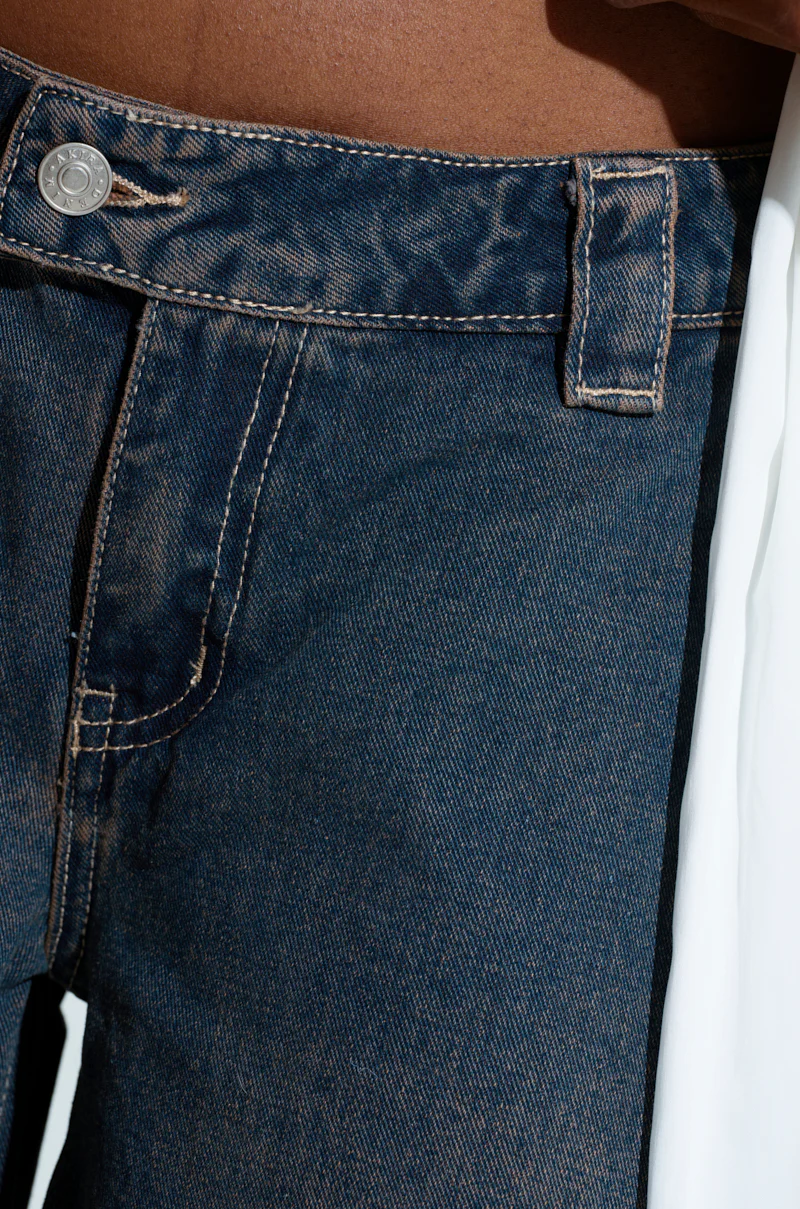 LOTS OF LOVE FOR YOU LOW RISE DENIM PANT - Image 7