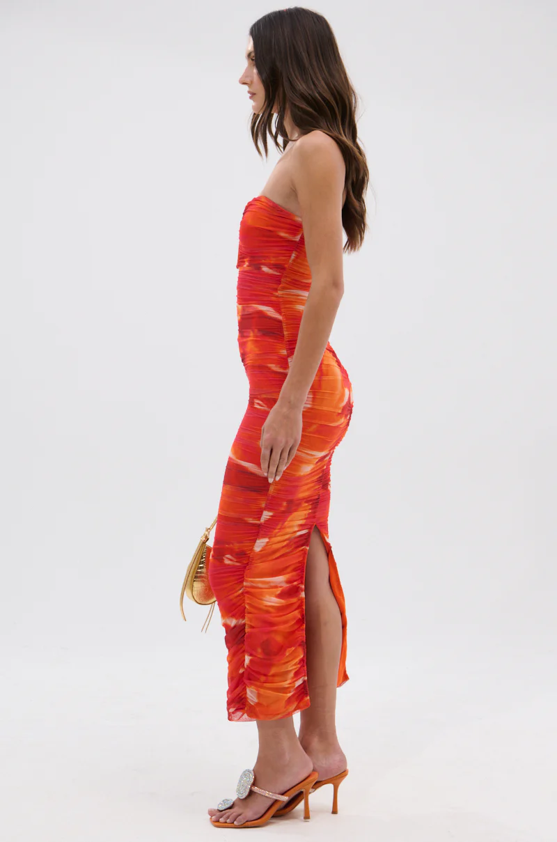 LOTS OF LOVE OMBRE MIDI DRESS - Image 5