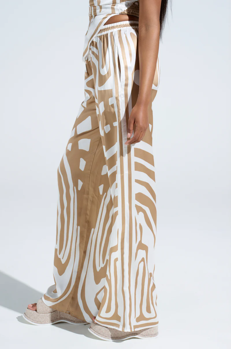 LOTS OF LOVE SATIN PALAZZO PANT - Image 3