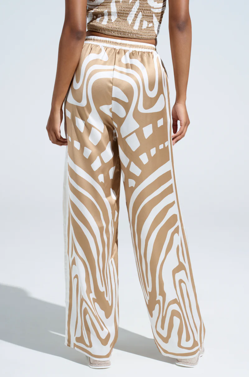 LOTS OF LOVE SATIN PALAZZO PANT - Image 4
