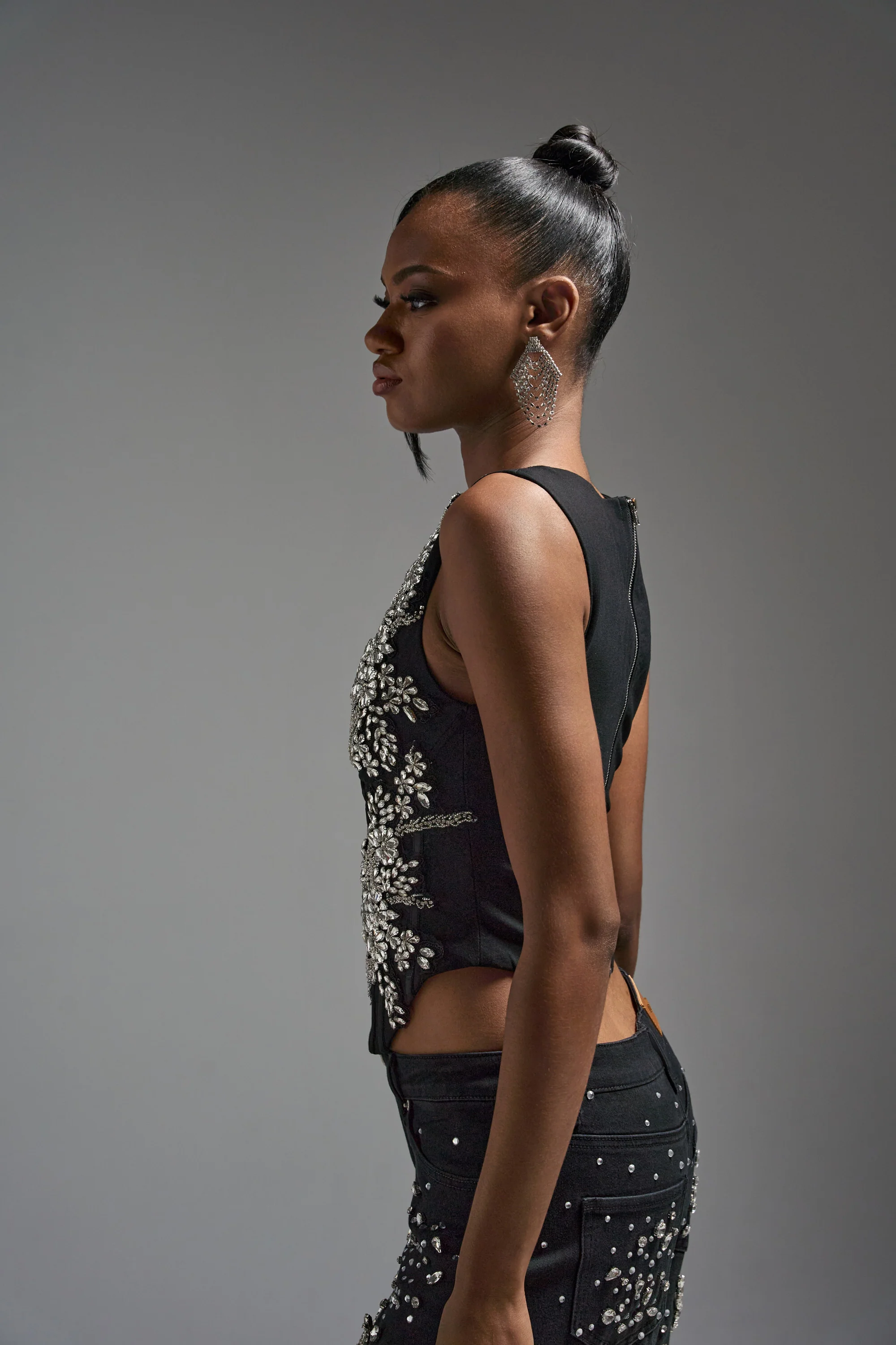 LOTS OF LOVE TO GIVE RHINESTONE BLOUSE - Image 4
