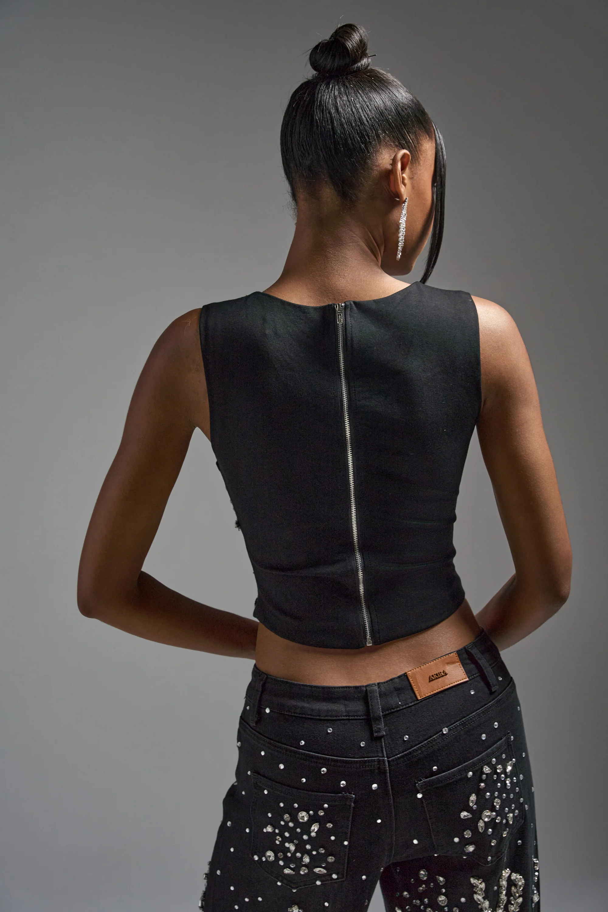 LOTS OF LOVE TO GIVE RHINESTONE BLOUSE - Image 5