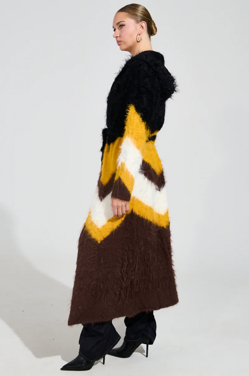 LOUD LUXURY GIRL LONG FUZZY CARDIGAN - Image 5