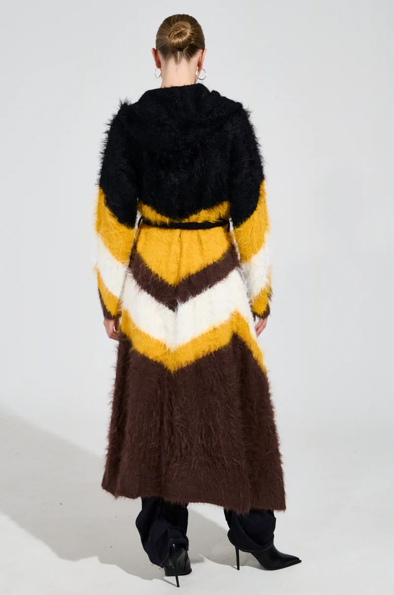 LOUD LUXURY GIRL LONG FUZZY CARDIGAN - Image 6