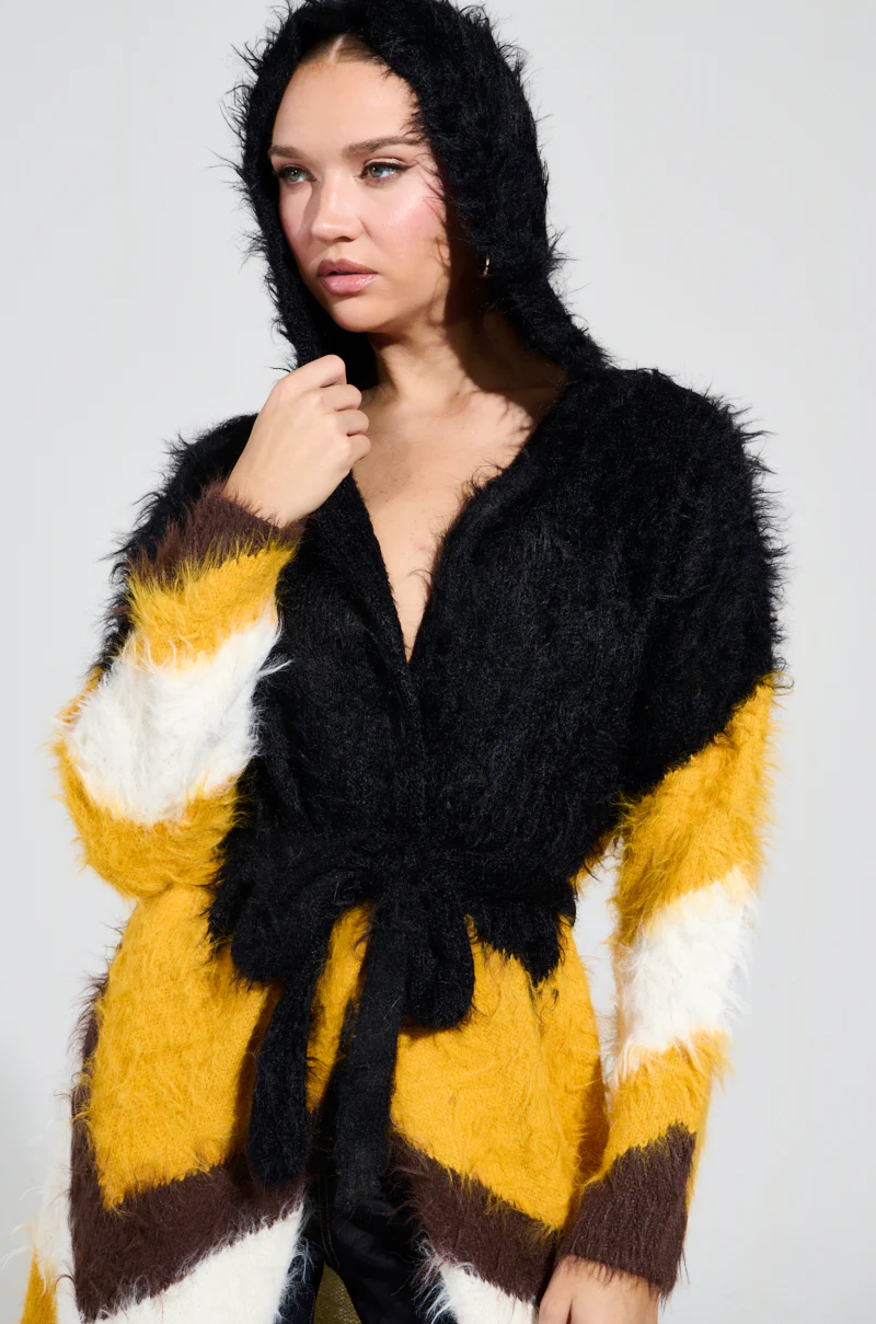 LOUD LUXURY GIRL LONG FUZZY CARDIGAN - Image 8