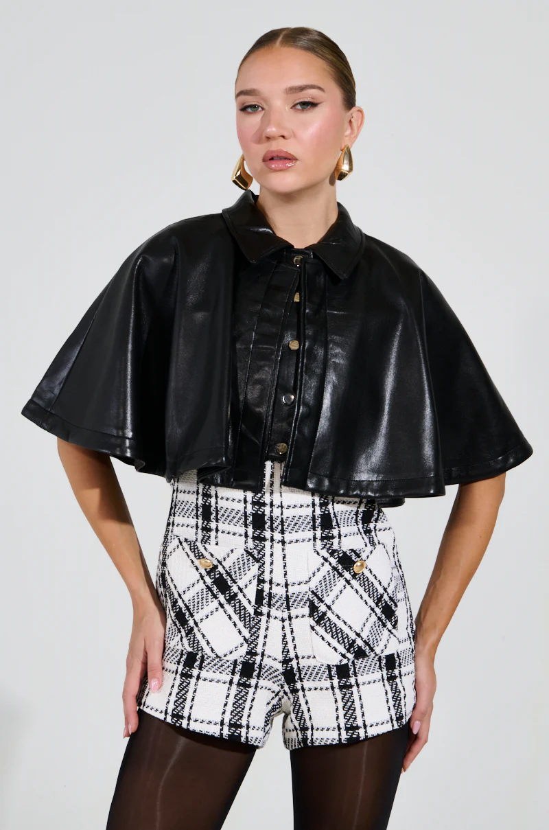 LOUIE DOUBLE LAYER CAPE - Image 2