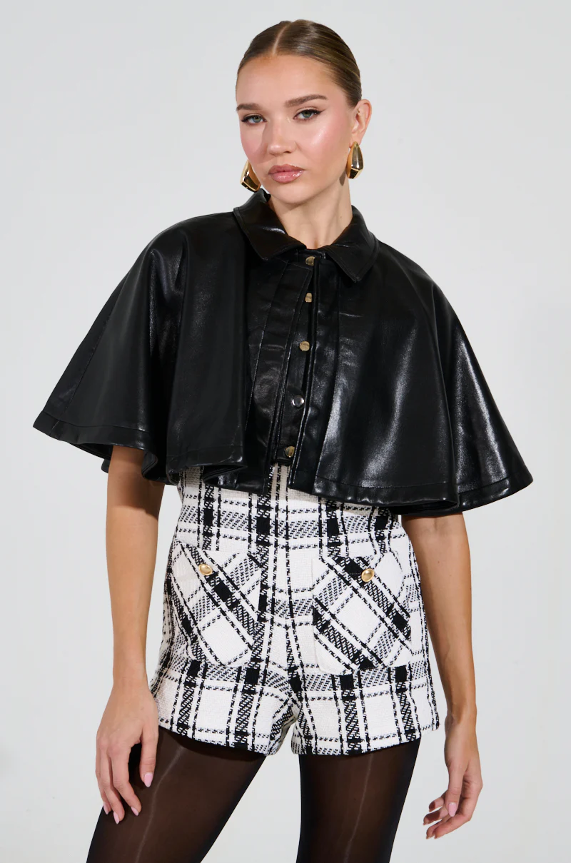 LOUIE DOUBLE LAYER CAPE - Image 3