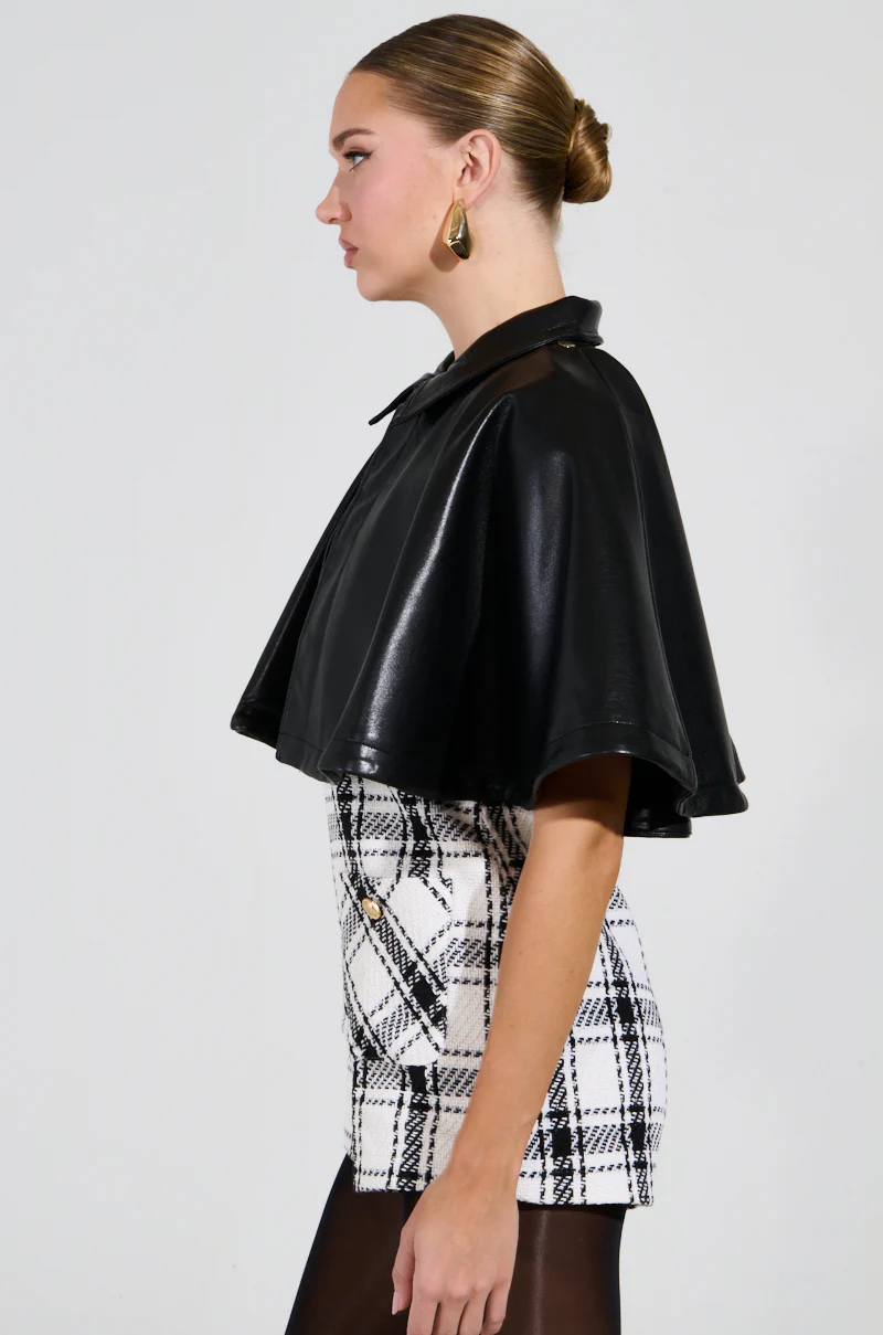 LOUIE DOUBLE LAYER CAPE - Image 4