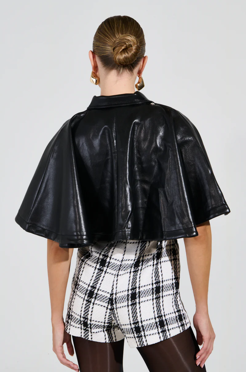 LOUIE DOUBLE LAYER CAPE - Image 5
