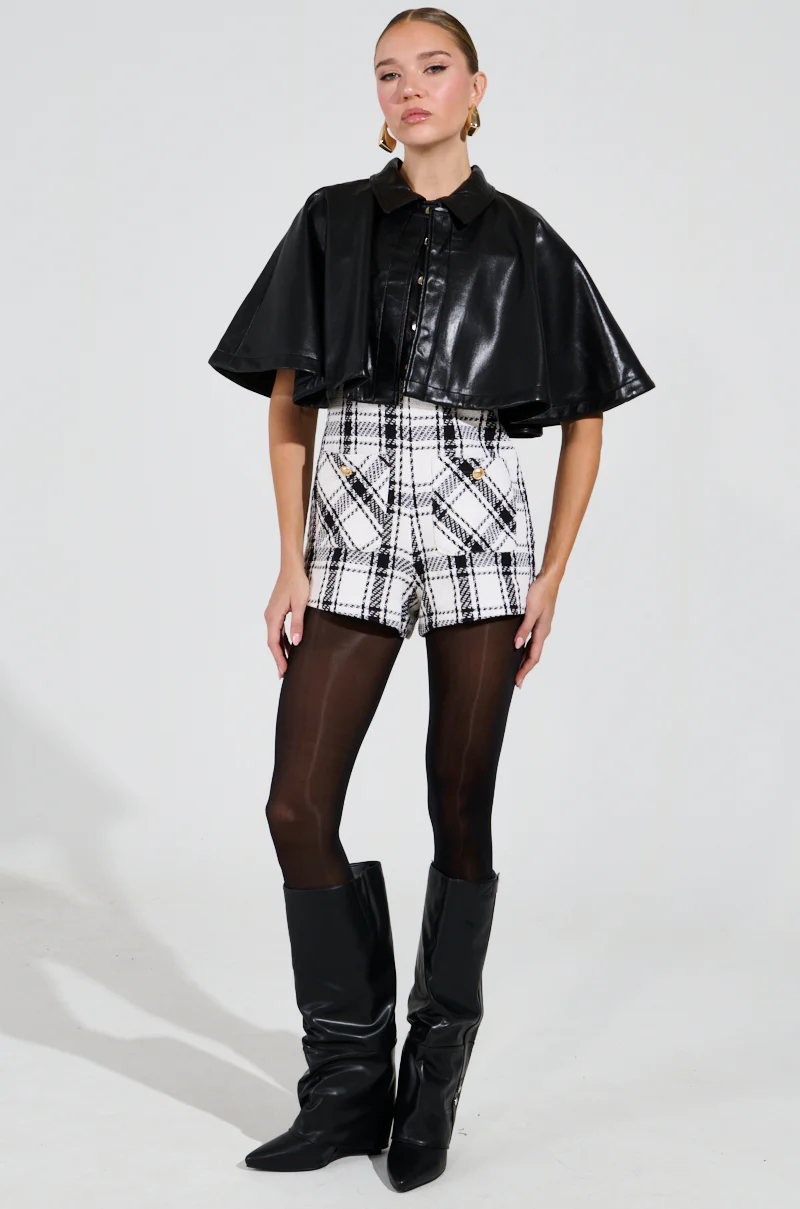 LOUIE DOUBLE LAYER CAPE - Image 6