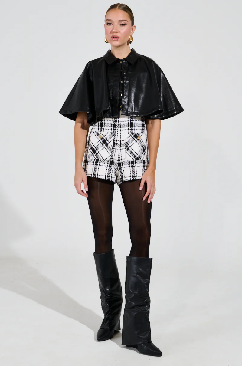 LOUIE DOUBLE LAYER CAPE - Image 7
