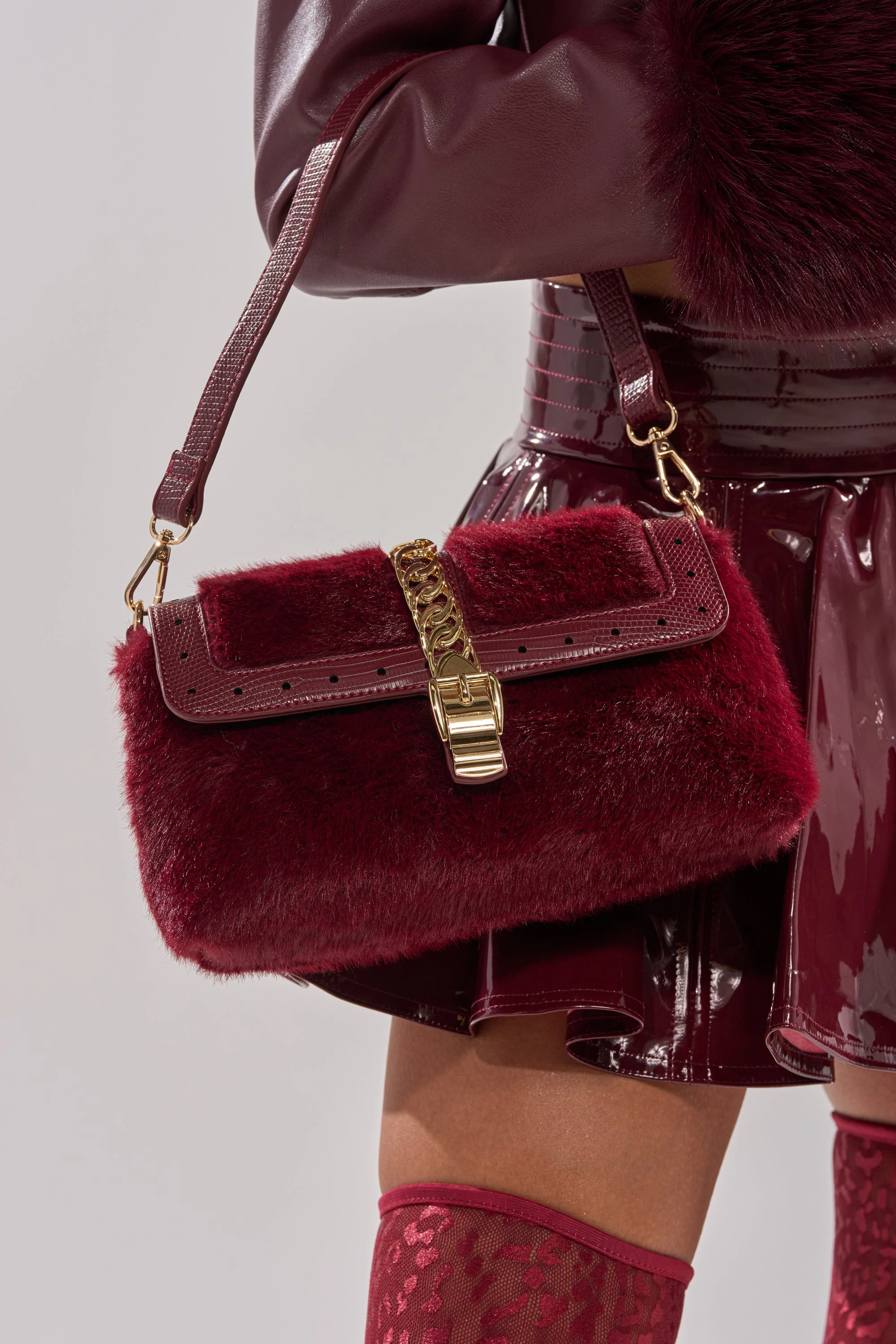 LOUIS FAUX FUR PURSE - Image 2