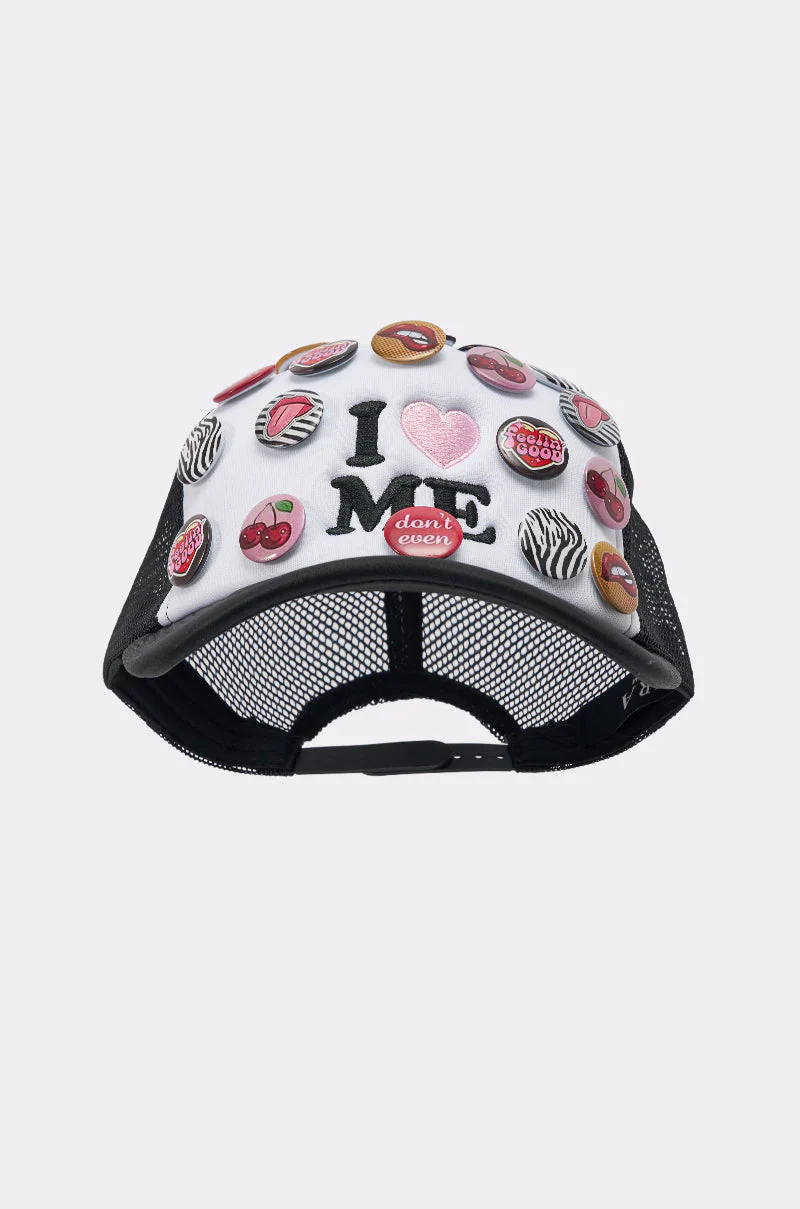 LOVE ME BUTTON HAT - Image 4