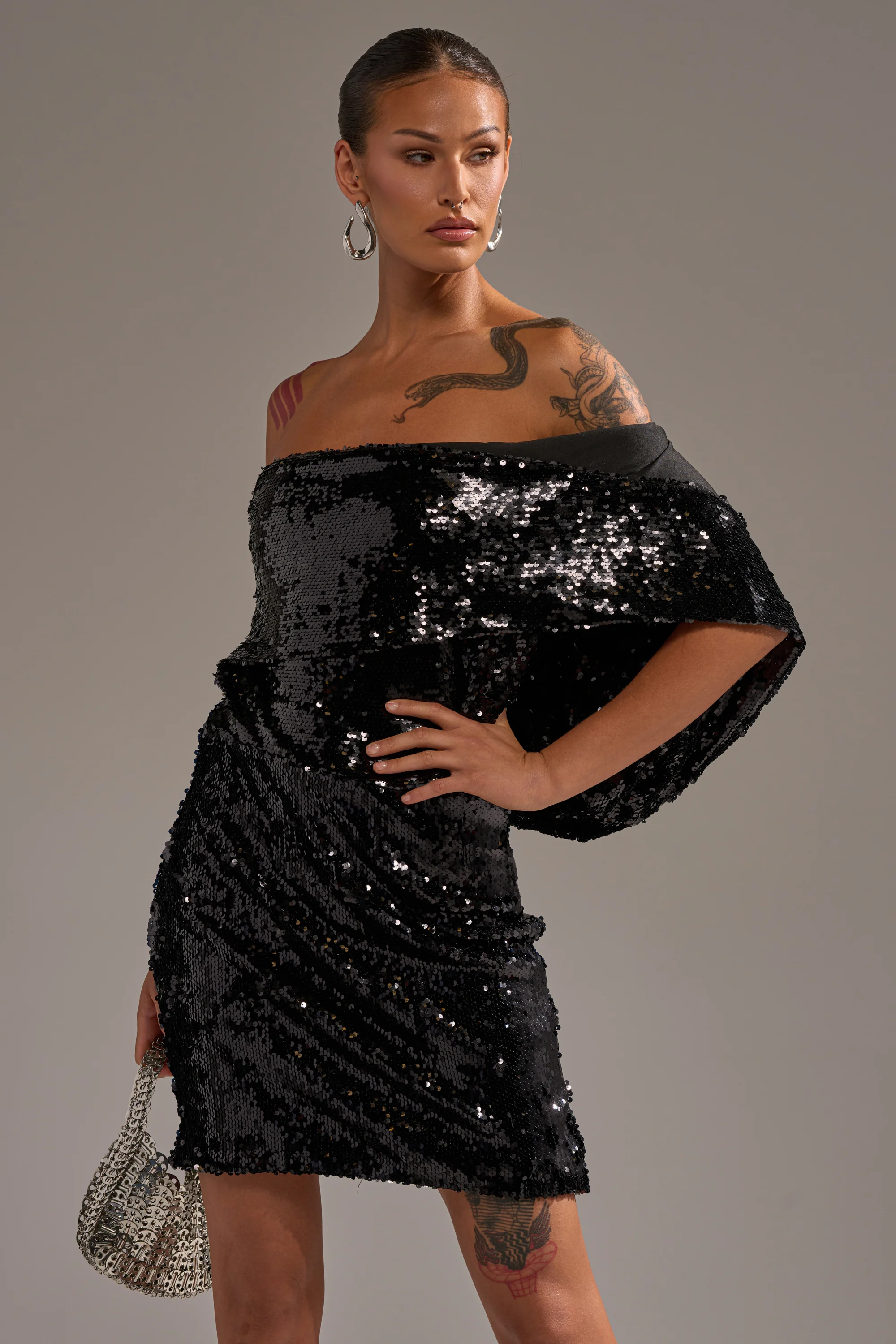 LOVE ME LIKE THAT SEQUIN MINI DRESS - Image 6