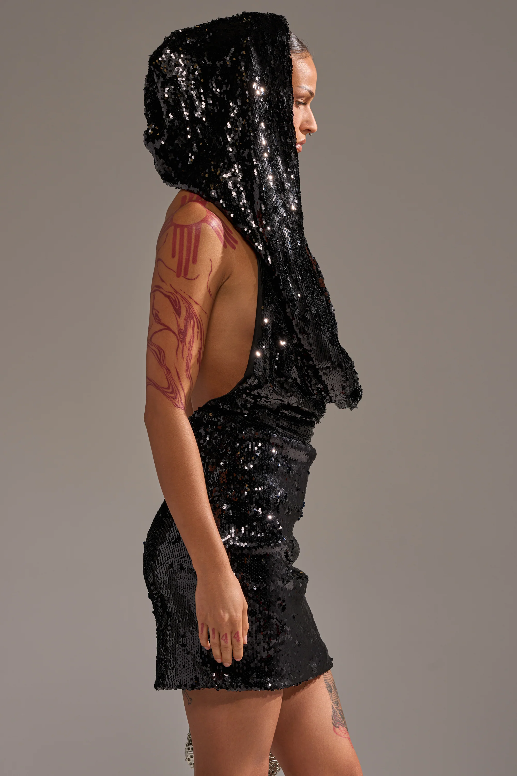 LOVE ME LIKE THAT SEQUIN MINI DRESS - Image 7