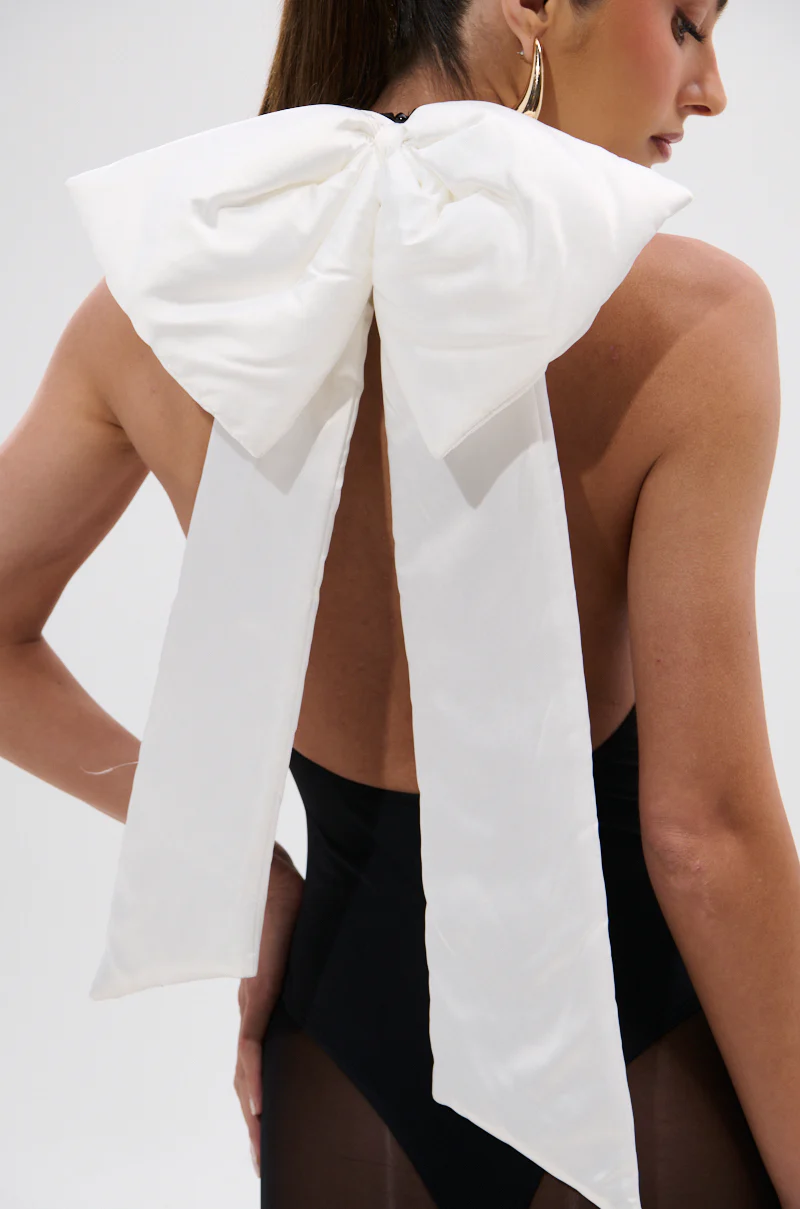 LOVE ME MORE BOW BODYSUIT - Image 8