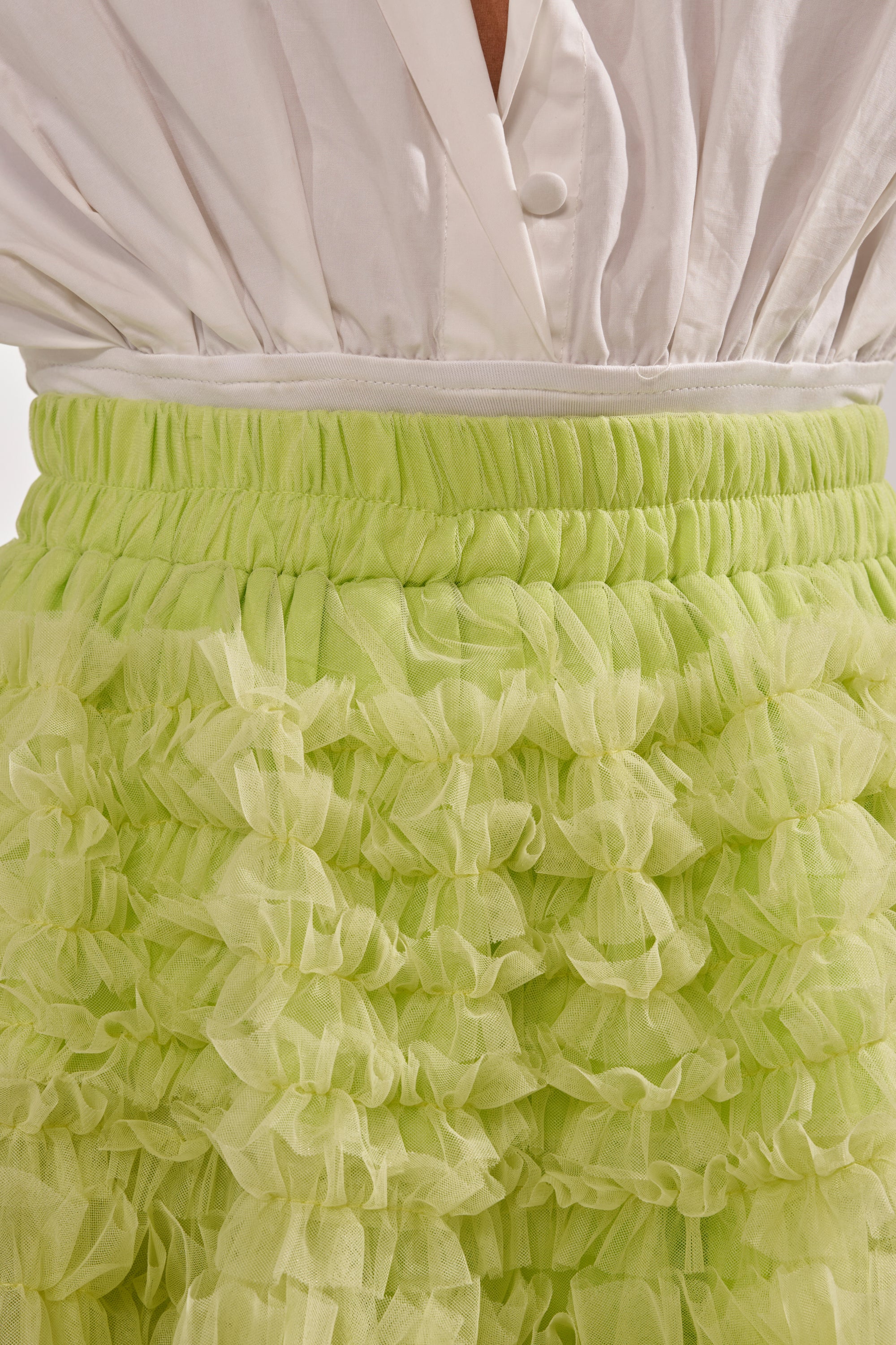 LOVE THE DRAMA MESH MAXI SKIRT - Image 10