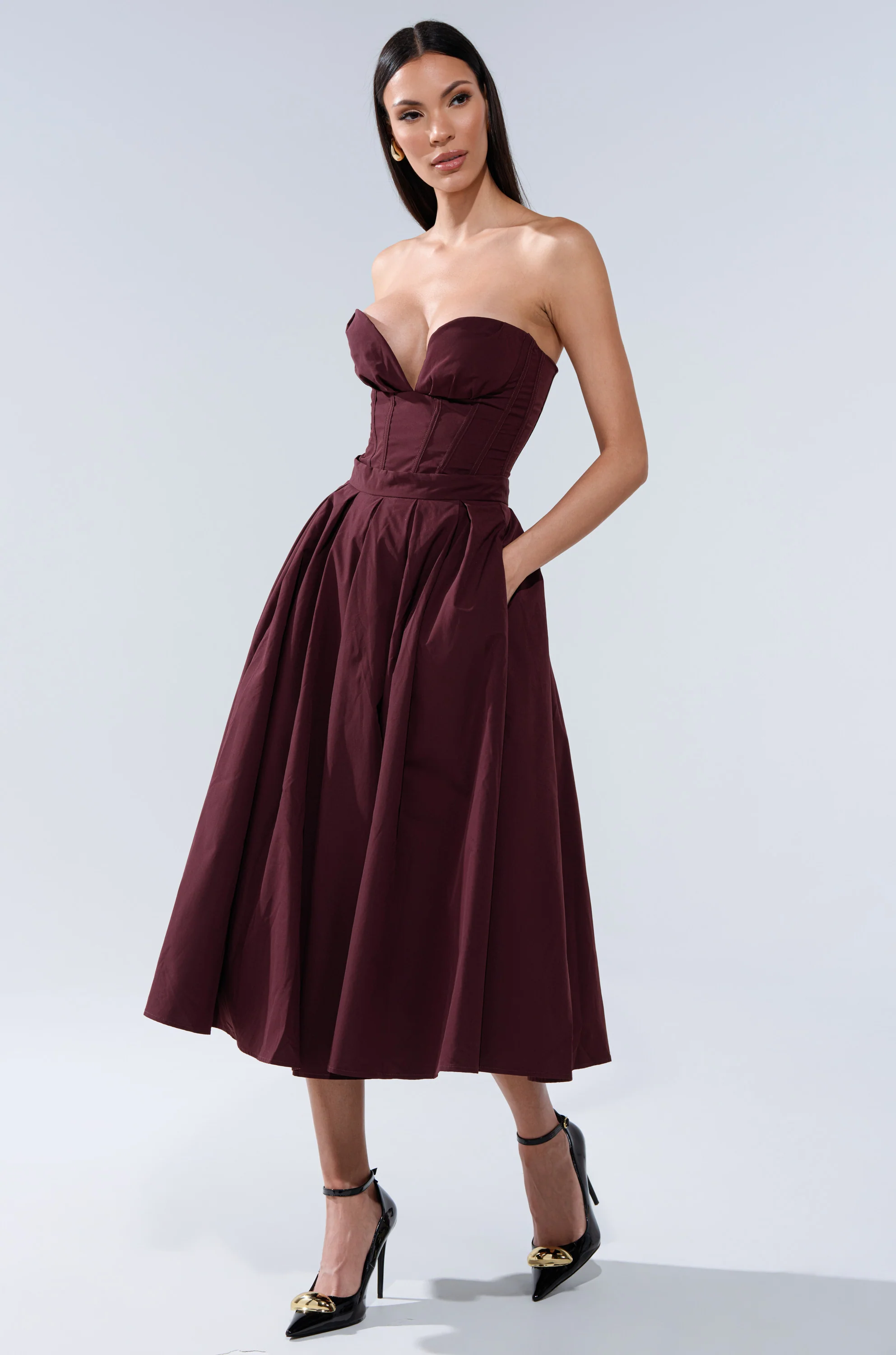 LOVE THIS FOR YOU MAXI SKIRT IN BROWN - Image 8