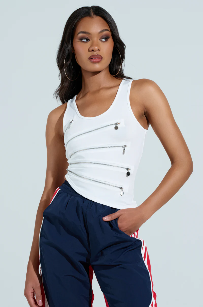 LOVE YOU FOR LIFE TANK WITH ZIPPER - Image 2