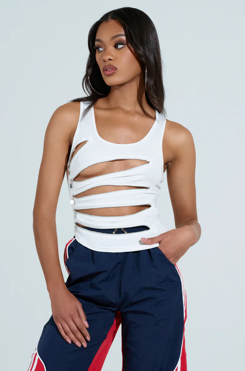 LOVE YOU FOR LIFE TANK WITH ZIPPER - Image 3