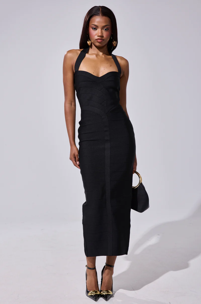 LOVELY DAYS BANDAGE MIDI DRESS - Image 2